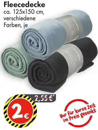 TEDi Fleecedecke Angebot