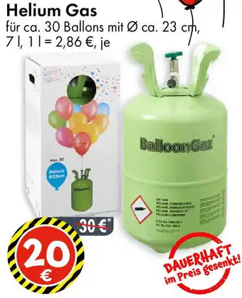 TEDi Helium Gas Angebot