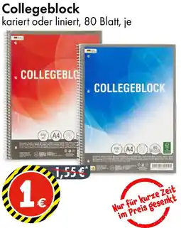 TEDi Collegeblock Angebot