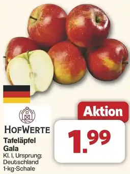 Famila Nord West HOFWERTE Tafeläpfel Gala Angebot