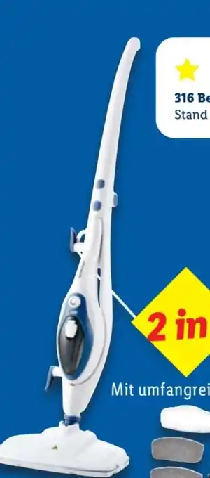 Lidl SilverCrest Dampfmopp und Handdampfreiniger SDM 1500 D4 Angebot