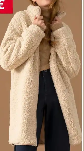 Woolworth Damen Teddy-Mantel Angebot