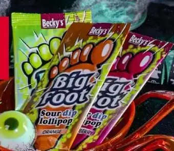 Woolworth Beckys Halloween Big Foot Stielbonbon Angebot
