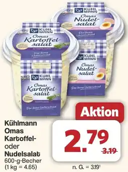 Famila Nord West Kühlmann Omas Kartoffel- oder Nudelsalat Angebot
