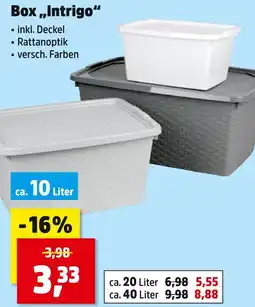 Thomas Philipps Box „intrigo“ Angebot