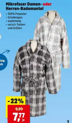 Thomas Philipps Mikrofaser damen-bademantel Angebot