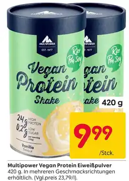 Rusta Multipower vegan protein eiweißpulver Angebot
