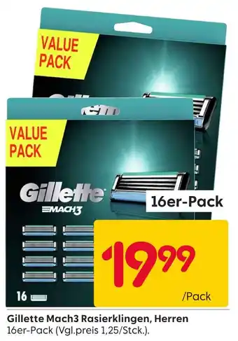 Rusta Gillette mach3 rasierklingen, herren Angebot