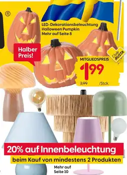 Rusta Led-dekorationsbeleuchtung halloween pumpkin Angebot