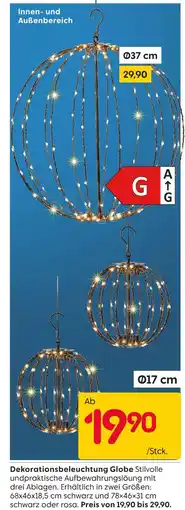 Rusta Dekorationsbeleuchtung globe Angebot