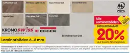 Rusta Kronoswiss laminatböden 6–8 mm Angebot