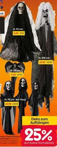 Rusta Halloween-dekorationen zum aufhängen Angebot
