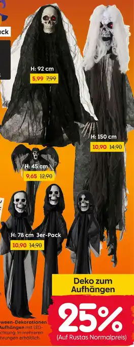 Rusta Halloween-dekorationen zum aufhängen Angebot