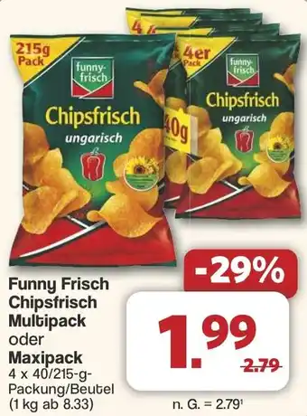 Famila Nord West Funny Frisch Chipsfrisch Multipack oder Maxipack Angebot
