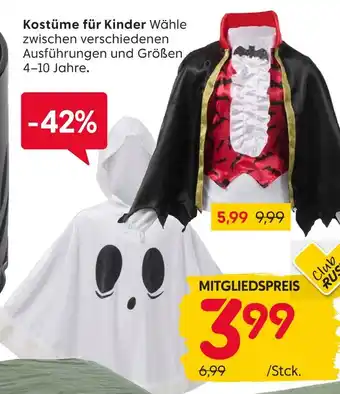Rusta Kostüme für kinder Angebot