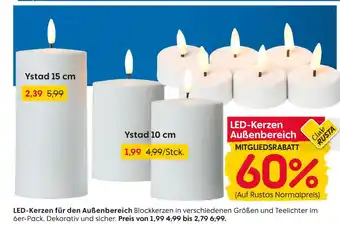 Rusta Led-kerzen für den außenbereich Angebot