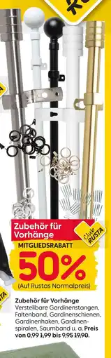 Rusta Zubehör für vorhänge Angebot