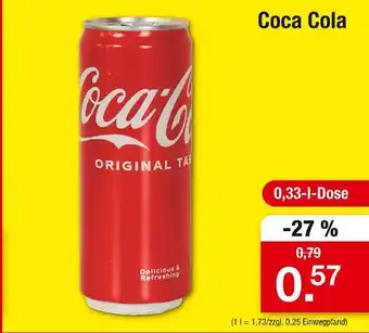 Zimmermann Coca cola original taste Angebot