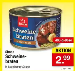 Zimmermann Simon schweinebraten Angebot