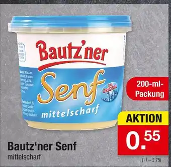 Zimmermann Bautz'ner senf mittelscharf Angebot
