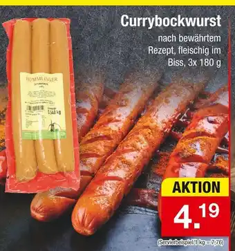 Zimmermann Hümmlinger currybockwurst Angebot