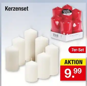 Zimmermann Kerzenset weiß Angebot