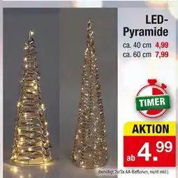Zimmermann Led-pyramide ca. 40 cm Angebot