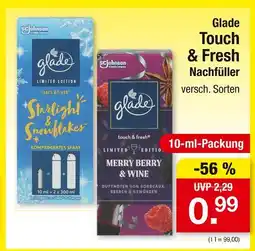Zimmermann Glade touch & fresh nachfüller starlight & snowflakes Angebot