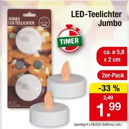 Zimmermann Led-teelichter jumbo Angebot