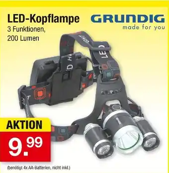 Zimmermann Grundig led-kopflampe Angebot