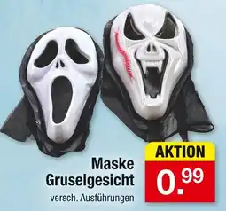 Zimmermann Maske gruselgesicht Angebot