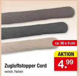 Zimmermann Zugluftstopper cord Angebot