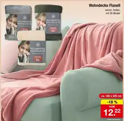Zimmermann Wohndecke flanell Angebot