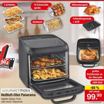 Zimmermann Gourmetmaxx heißluft-ofen panorama Angebot