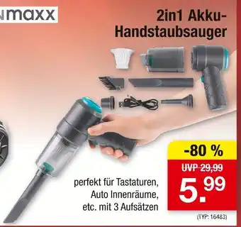 Zimmermann 2in1 akku-handstaubsauger Angebot