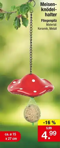 Zimmermann Meisenknödelhalter fliegenpilz Angebot