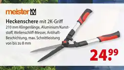 bauSpezi Meister heckenschere mit 2k-griff Angebot