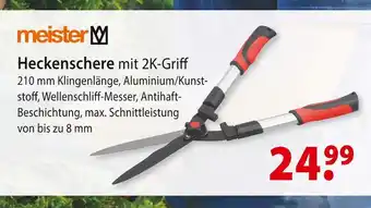 bauSpezi Meister heckenschere mit 2k-griff Angebot