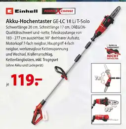 bauSpezi Einhell akku-hochentaster ge-lc 18 li t-solo Angebot