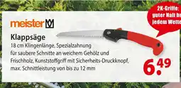 bauSpezi Meister klappsäge Angebot