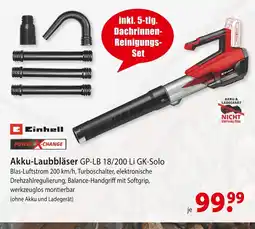 bauSpezi Einhell akku-laubbläser gp-lb 18/200 li gk-solo Angebot
