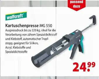 bauSpezi Wolfcraft kartuschenpresse mg 550 Angebot