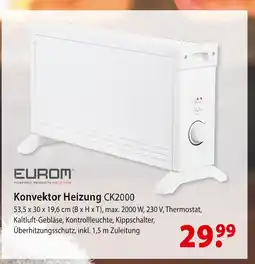 bauSpezi Eurom konvektor heizung ck2000 Angebot