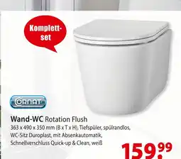 bauSpezi Cornat wand-wc rotation flush Angebot
