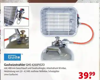 bauSpezi Güde gasheizstrahler ghs 4200piezo Angebot