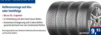 AUTO plus Continental reifenmontage auf alu- oder stahlfelge Angebot