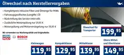 AUTO plus Ölwechsel nach herstellervorgaben Angebot