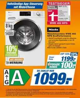 Expert Miele waschmaschine wwe 460 wps ecoperformance Angebot