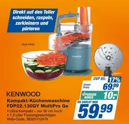 Expert Kenwood kompakt-küchenmaschine fdp22.130gy multipro go Angebot