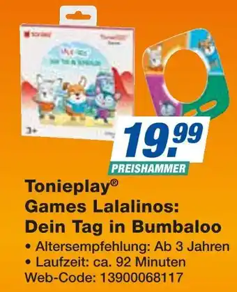 Expert Tonieplay games lalalinos: dein tag in bumbaloo Angebot
